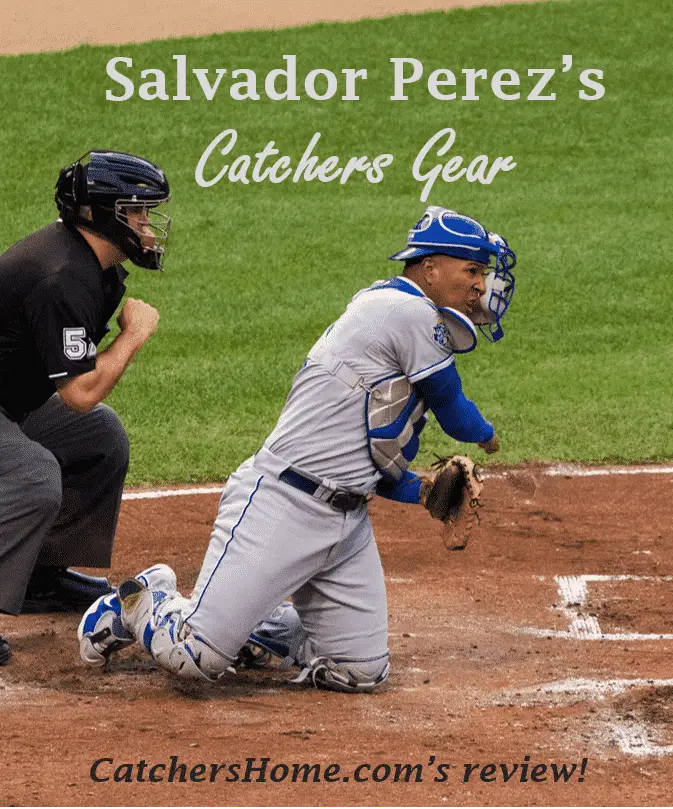 Salvador Perez catchers gear