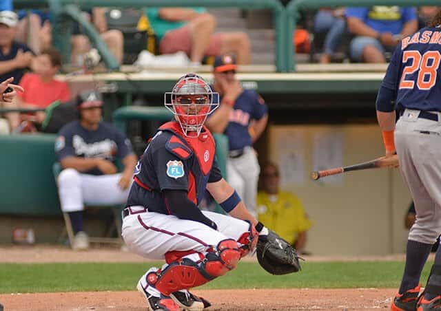Tyler Flowers Force3 catchers gear Atlanta Braves