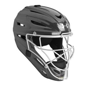 UA catchers helmet in black