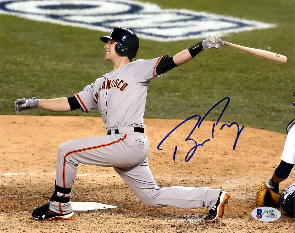 Buster Posey autographed photo