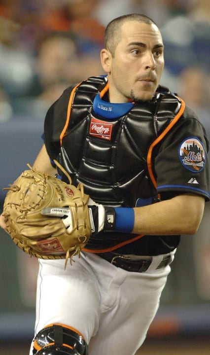 Catcher Paul Lo Duca with the New York Mets
