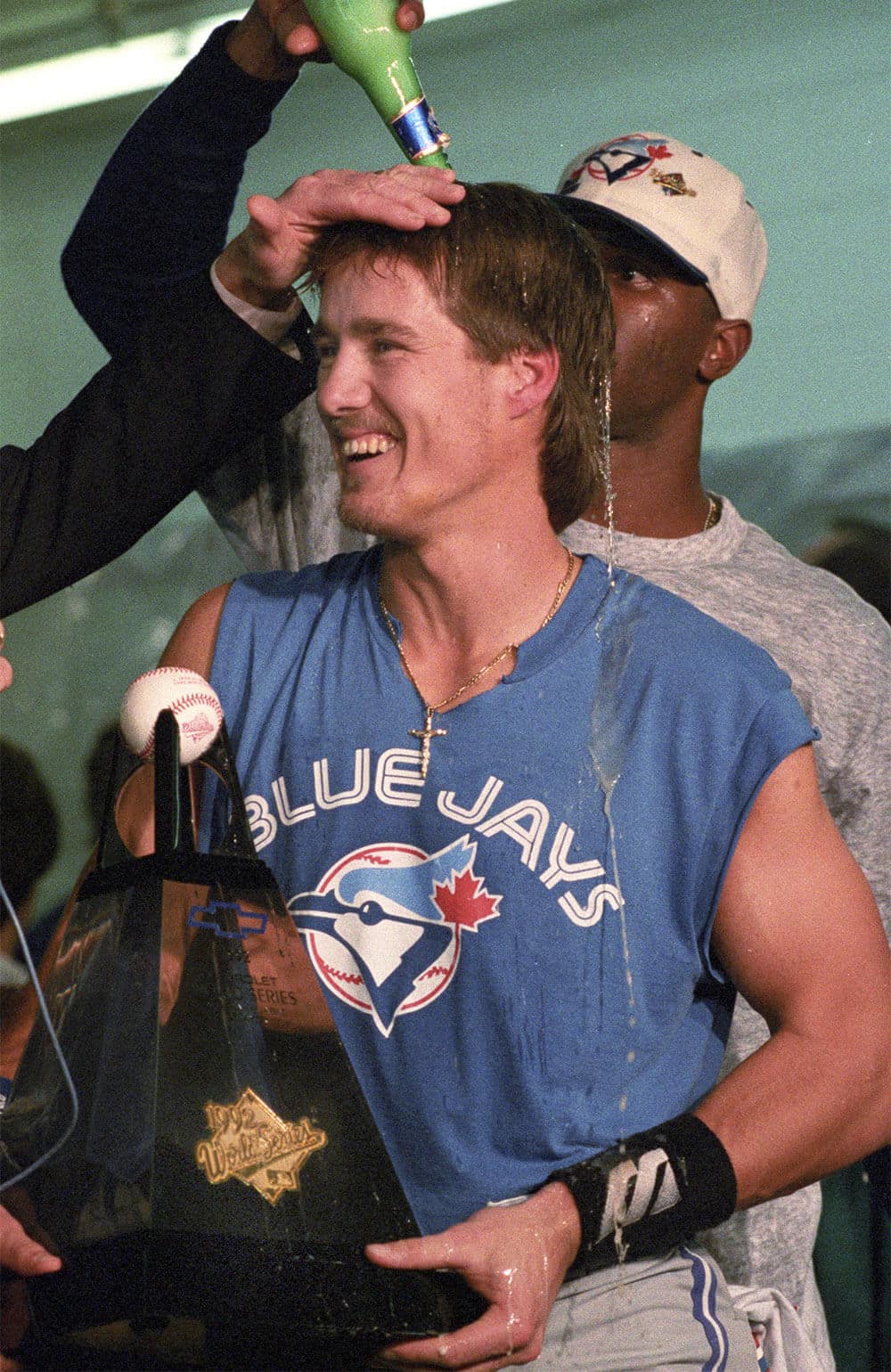 1992 World Series MVP Pat Borders of the Toronto Blue Jays