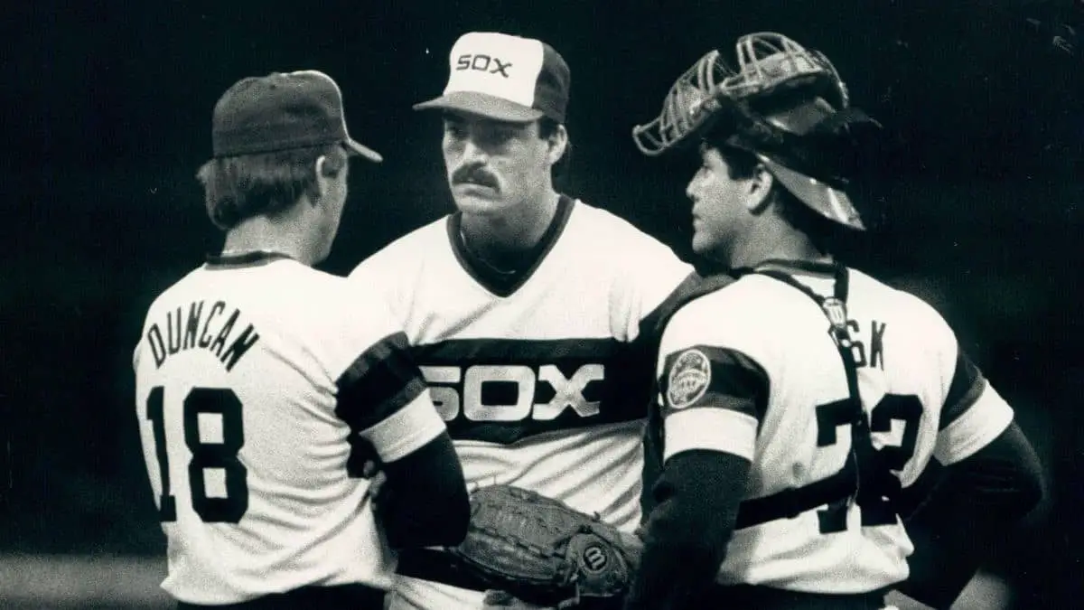 Dave Duncan as pitching coach with the White Sox in the 80s