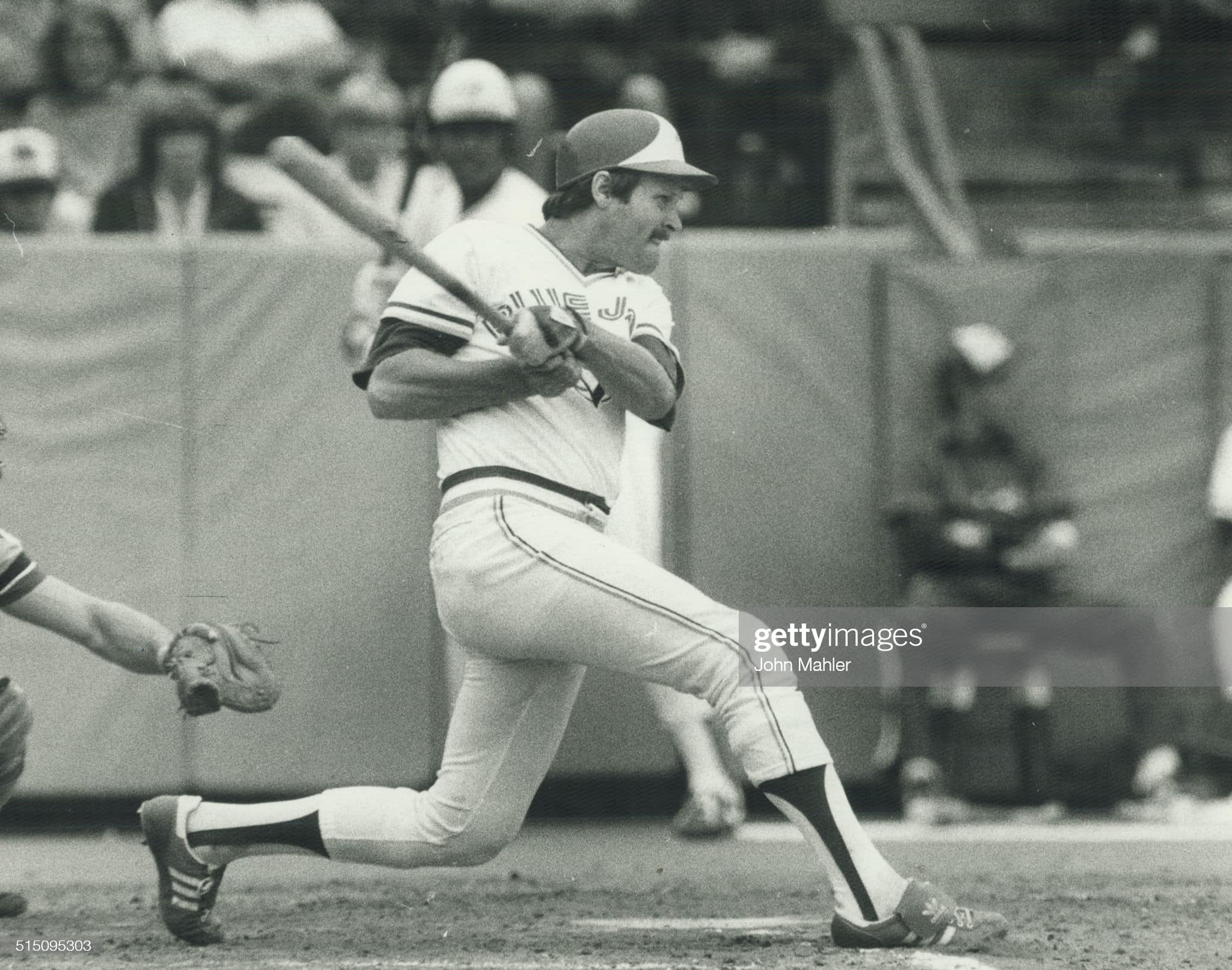 Ernie Whitt at bat during the 1983 mlb season