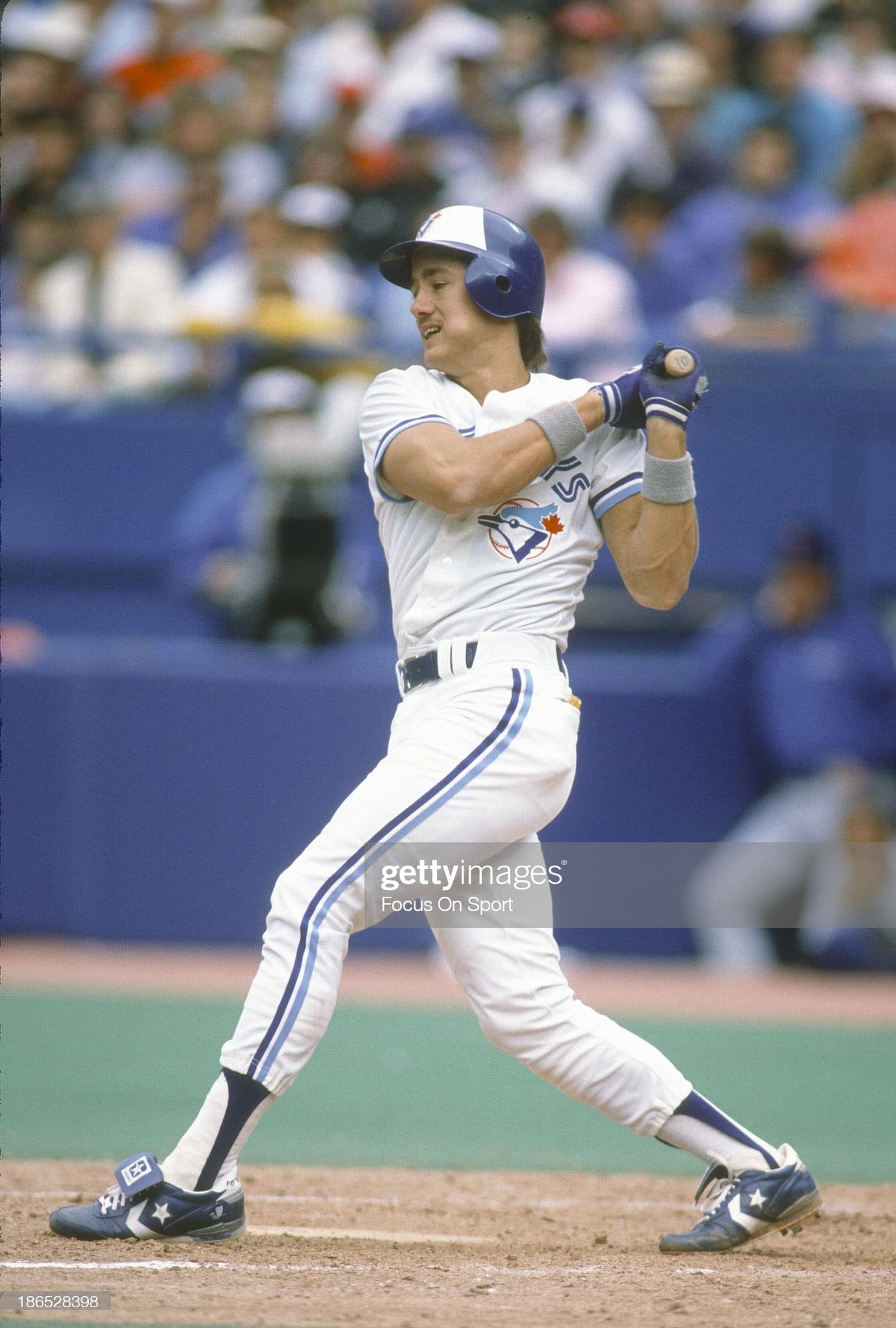 Former Toronto catcher Pat Borders at bat