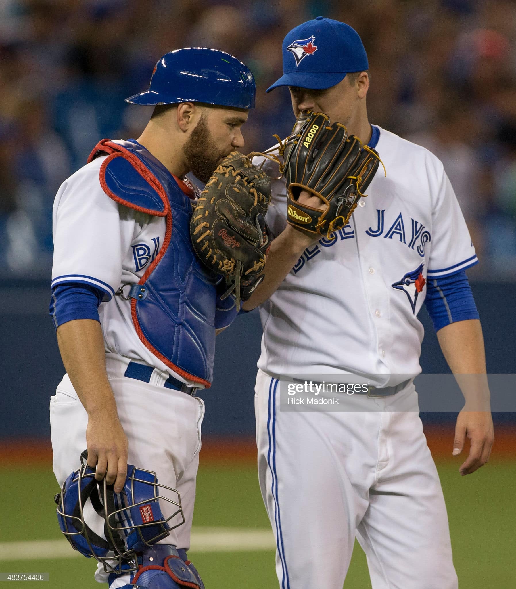 Russell Martin during an August 2015 game at the Skydome