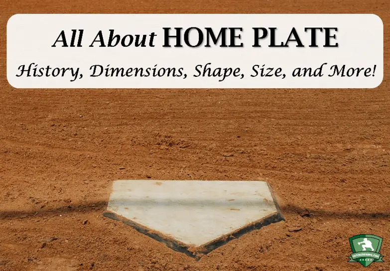Home plate dimensions, home plate shape, home plate size, how big is home plate
