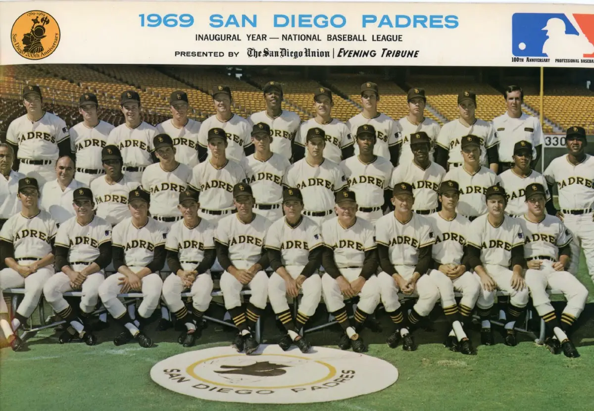 The inaugural 1969 San Diego Padres