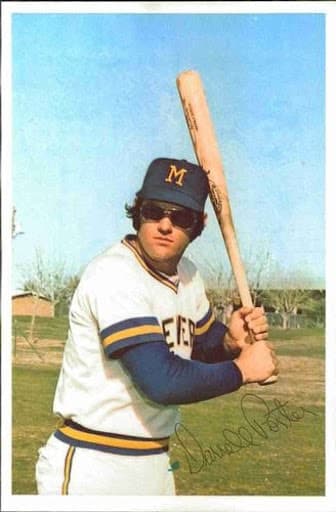 Darrell Porter while playing for the Milwaukee Brewers