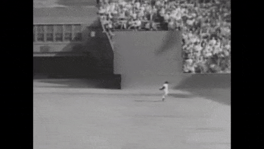 Willie Mays the catch gif
