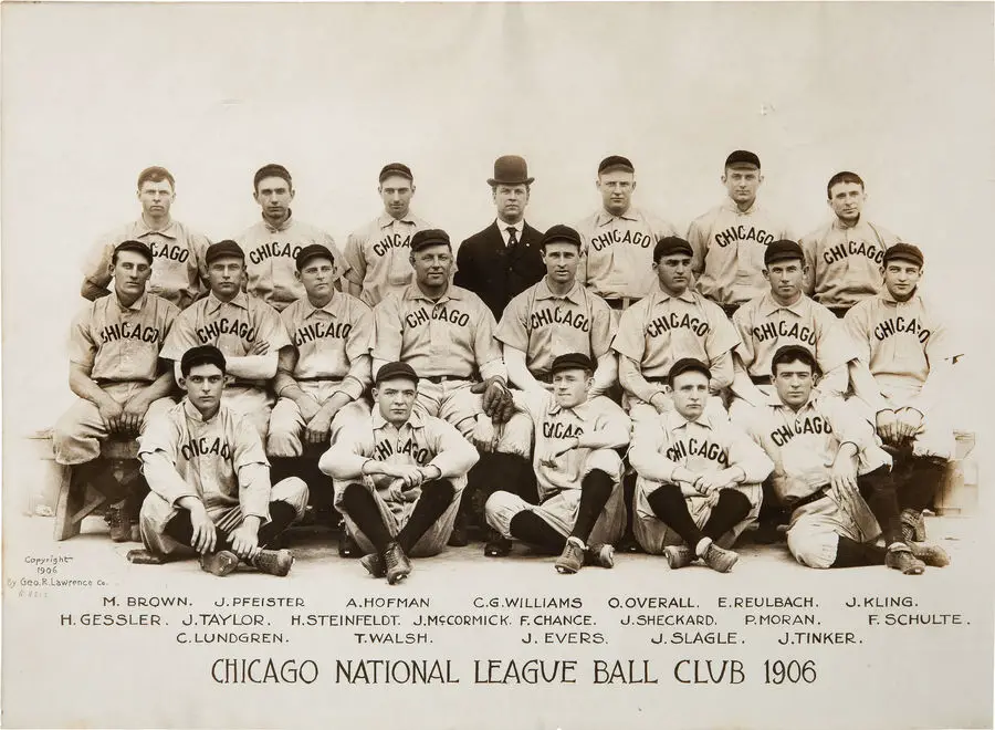 Team Picture of the 1906 Chicago Cubs