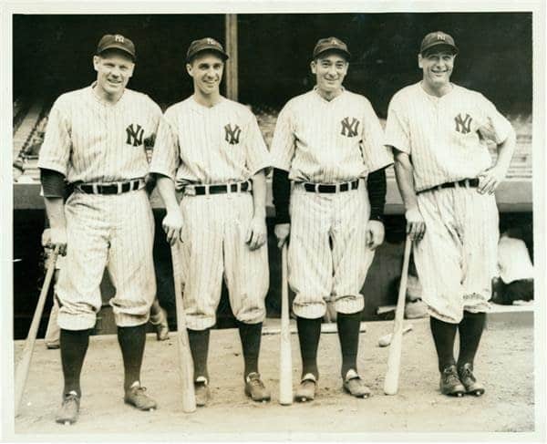 yankees infield in 1936