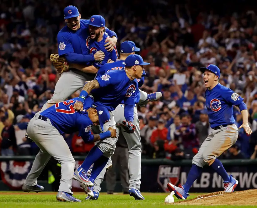 Chicago Cubs celebrate 2016 World Series win