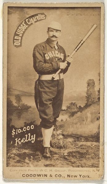 Vintage card of Mike King Kelly
