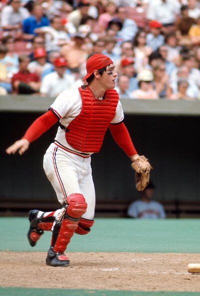 ted simmons catching with the cardinals