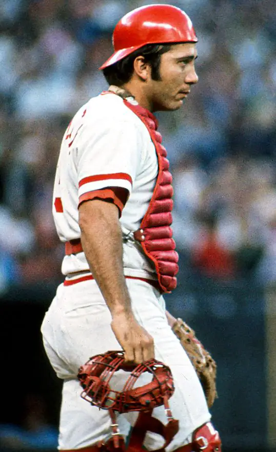 johnny bench in catchers gear