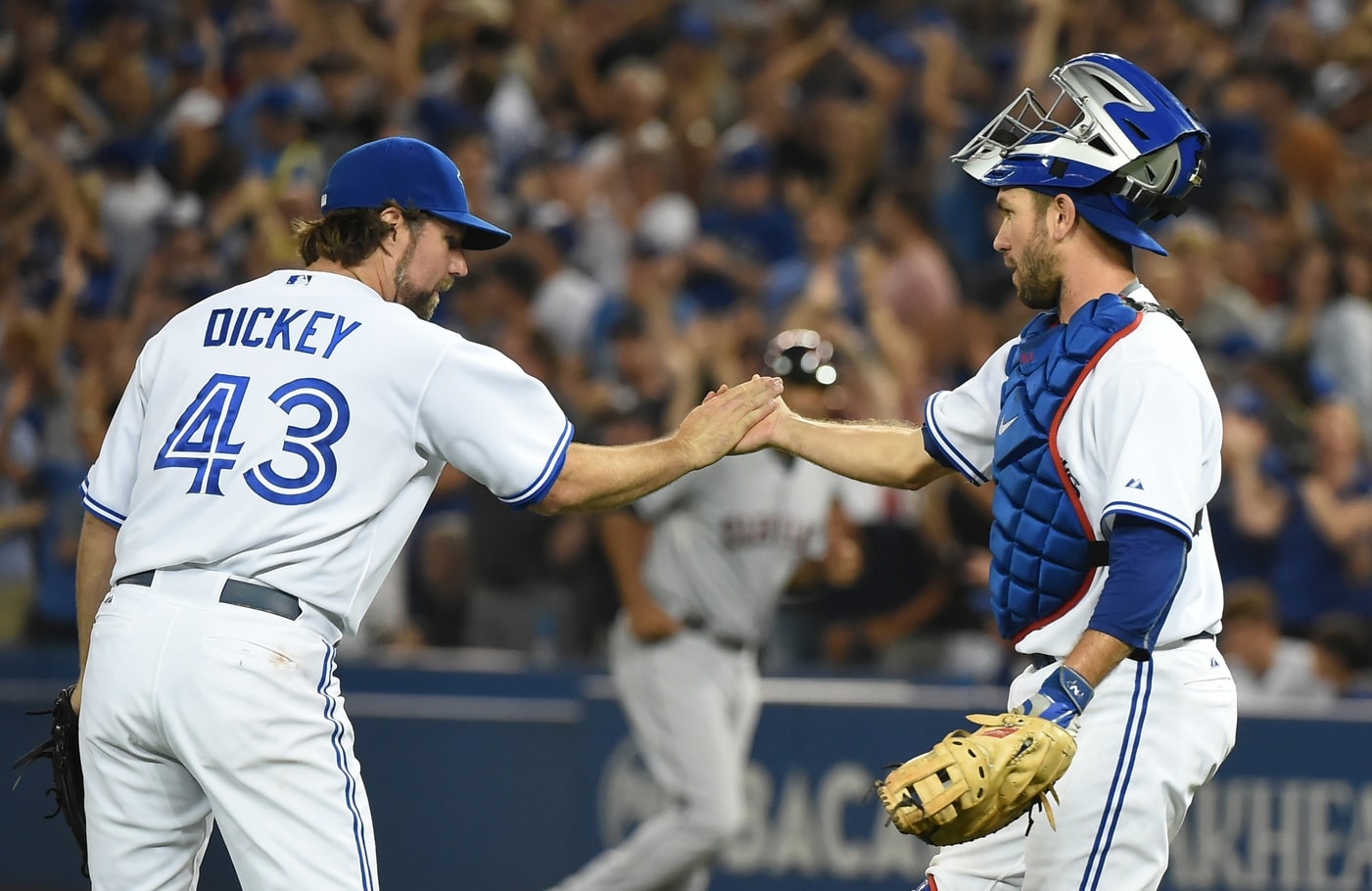 R.A. Dickey and Josh Thole