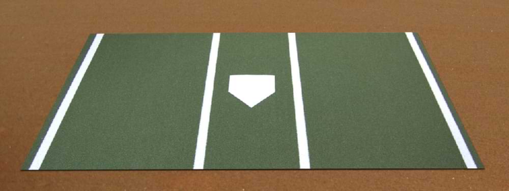 green baseball hitting mats
